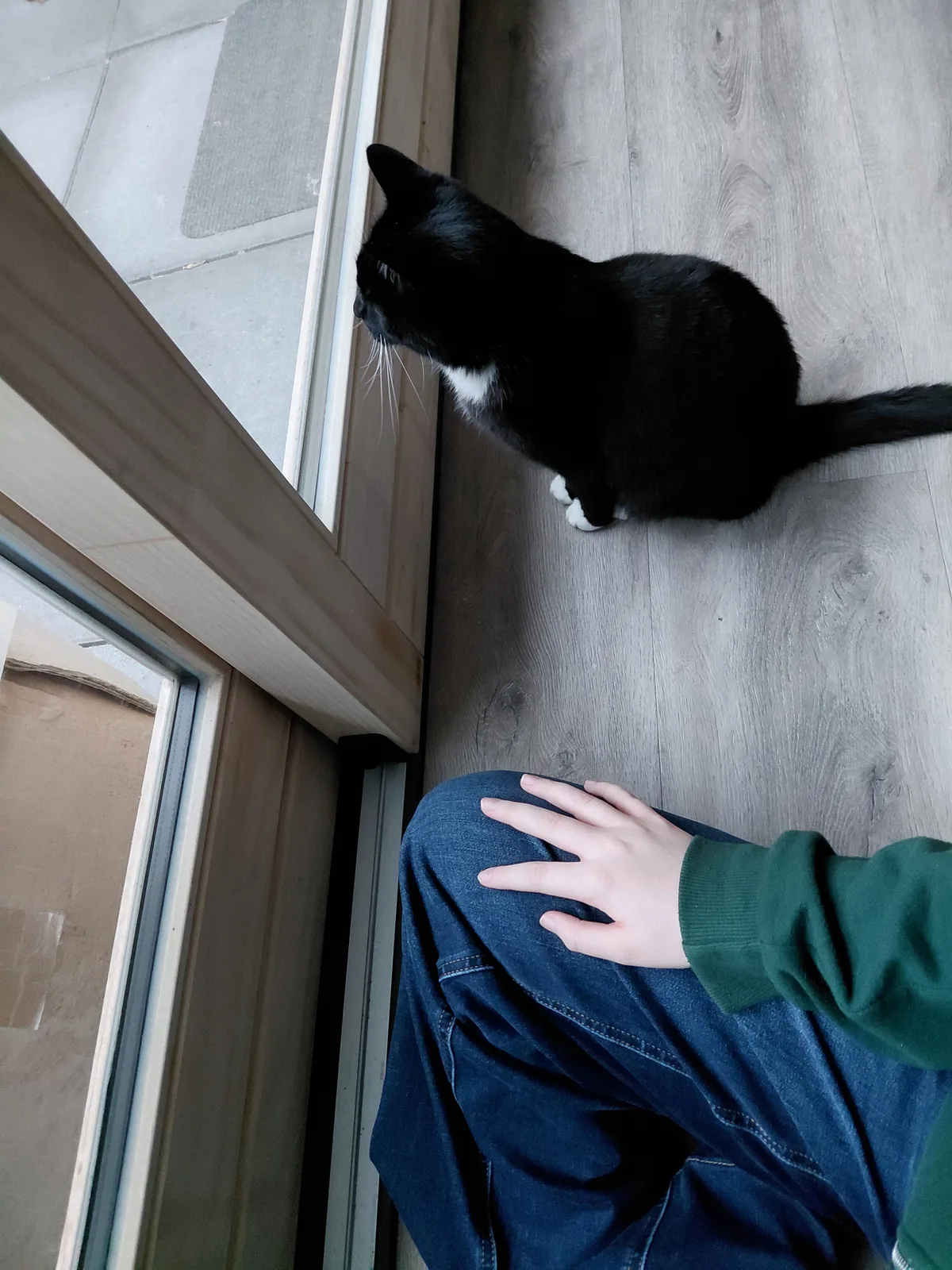 Iris met haar kat
